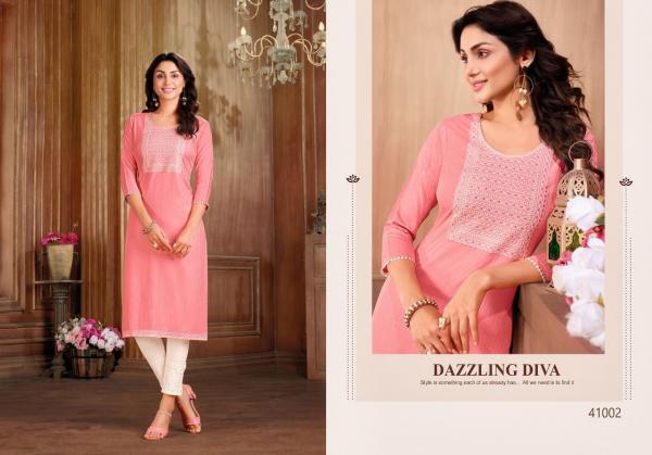 Kapil Trendz Twisha Rayon Fancy Wear Designer Kurti Collection